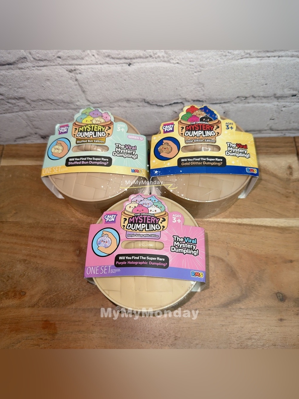 RMS Crazy Fun Mystery Dumpling Squishy Bun Bundle